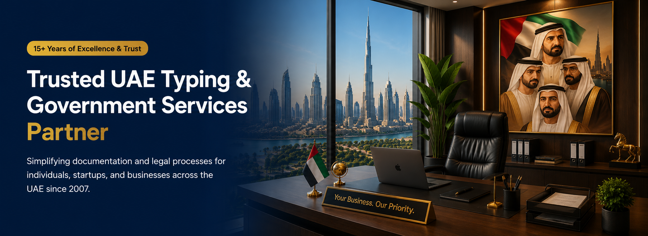 Trusted UAE Typing & Government Services Partner